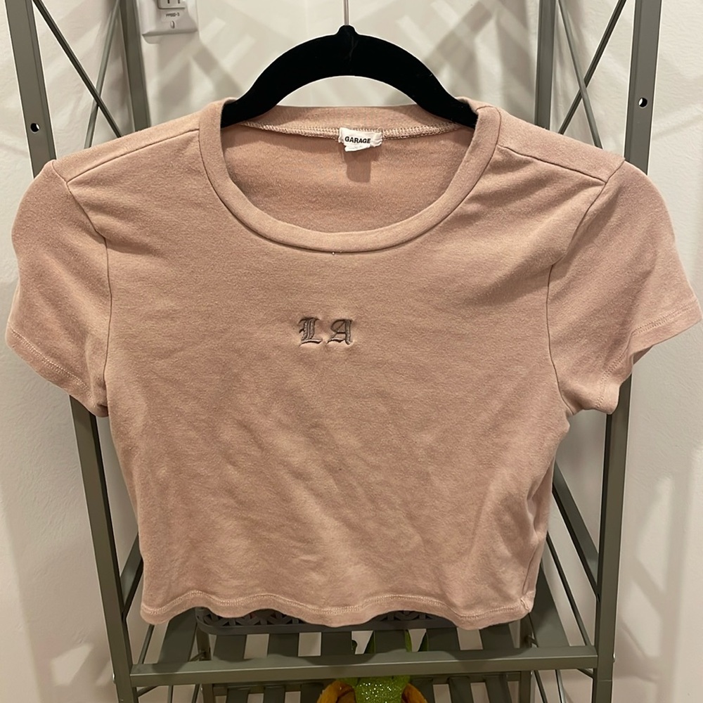 light brown color stop top from garage. size large.